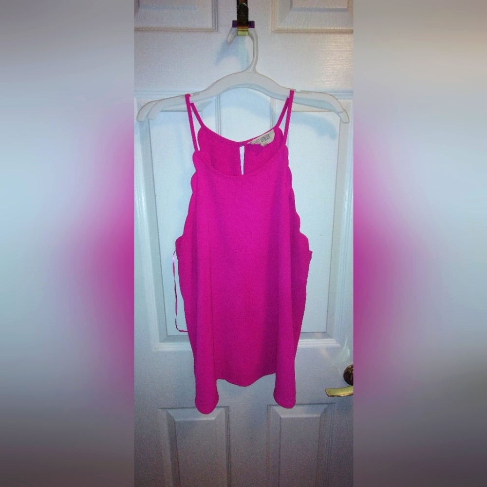 Hot pink tank sz xl